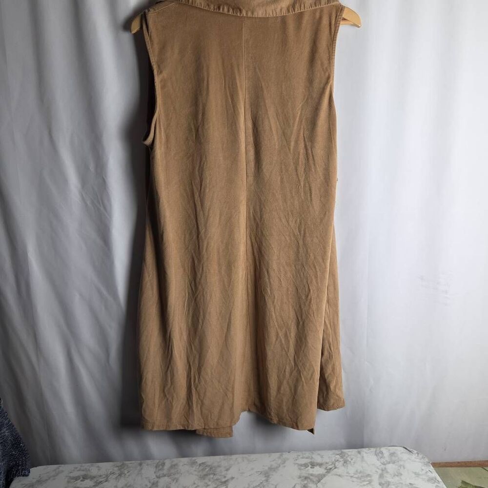 Ashley Steward Tan Jacket Ruffle Wrap - Picture 6 of 7